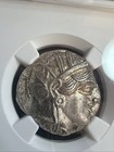 440-404bc Attica  Athens Athena Owl Tetradrachm Ngc Ch Au 5 5 Strike 4 5 Surface