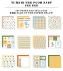 New  Echo Park Paper Winnie The Pooh Baby 6x6 Scrapbook Paper Cardstock Pad