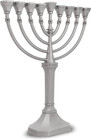 Traditional Classic Hanukkah Menorah - 9 5  Tall Graceful Style Candle Minorah P