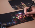 Scratch Art Paper Rainbow Night View Scratchboard Pads For Adults And Kids