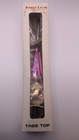 Santa Land Tree Topper 11  Vintage Blown Glass Christmas Pink Blue Gold Boxed