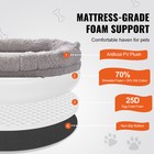 Human Dog Bed 72x48x10in Large Human Size Dog Bean Bed Washable Pv Velvet