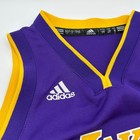 Kids Adidas La Lakers Kobe Bryant 24 Basketball Away Jersey Size 3t Purple Gold