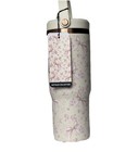 Hydrapeak Pink Bow Toile Rose Floral Coquette Girly Water Bottle Nomad Artisan
