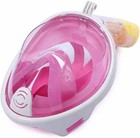 Welspo Snorkel Scuba Full Face Mask Swimming Underwater Diving Masks Pink Color