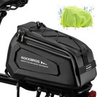 Rockbros Bike Trunk Bag-9l Rear Bicycle Bag W rain Cover Cycling Pannier Carrier