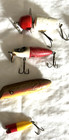 Lot Of 7 Vintage Wooden Fishing Lures 1940-1970  Various Conditions