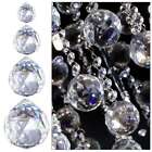 Feng Shui Hanging Crystal Ball Clear Faceted Sphere Sun Catcher Rainbow Prism Us