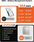 36v 16ah Lifepo4 Lithium B Attery Pack  Built-in 30a Bms For 0-1200w Motor