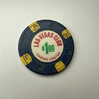 Las Vegas Club  1 Obsolete Casino Chip Las Vegas Nevada 1968 Blue Vintage