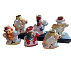 Vintage Jasco Christmas Rocking Horse Twinkle Tree Rockers Set Of 6