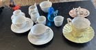 Vintage Porcelain Child s Tea Set Miniature Tea Set Prussia Style Tea saucer