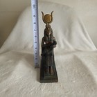 Egyptian Statue Isis Feeding Baby Horus Ancient Antique Rare Black Stone Bazareg