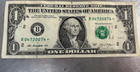 B 04720074   1 One Dollar Bill Star Note 2013 Duplicate Serial Number Error Fw