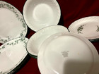 Corelle Callaway Ivy Swirl 12 Piece Set Of 4 Each Dinner   Salad Plates   Bowls
