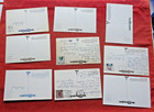 Amusement Park          Walt Disney World                    Lot Of 9 Cards
