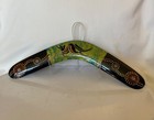 Australian Boomerang Handmade Handpainted 18  Kangaroo Signed Excellent