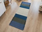 Yoga Mat Thick Non Slip Organic Cotton Exercise Workout Mat Pilates Rug 2x6 Ft