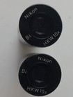 Pair Of Vintage Nikon Bi Hkw 10x Eyepieces