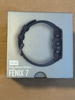 Garmin F  nix 7 Solar Gps Watch - Slate Gray black Bnib Sealed Touchscreen Fenix