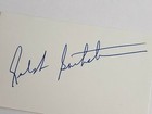 Ralph Backstrom Hand Signed Index Card Autograph Autographed Hockey Nhl Sports