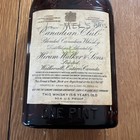 Vintage 1936 One Pint Canadian Club Whisky Whiskey Bottle Hiram Walker And Sons