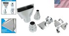 Heat Gun Nozzle Set - 4 Stainless Steel Attachments For Precision Work