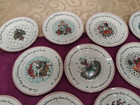Youpick 1994 Domestications 12 Days Of Christmas Plates 8   Mint Condition