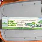 Bp 1993 Toy Race Car Carrier Truck   Trailer W  Lights  Removable F1 Car