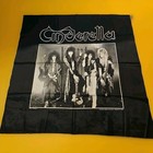 Rare Cinderella 1987 Satin Banner 45 x45  Official Band Wall Hanging Black