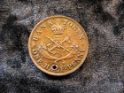 Old World Token Coin Bank Of Upper Canada Half Penny 1857 Kmtn2 St  George 594