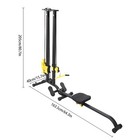 Pull Down Machine Multifunction Low Row Bar Cable Fitness Body Workout Gym