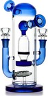 10 5in  Glass Bong Heavy Smoking Tornado Hookah Percolate Water Pipe W 18mm Bowl