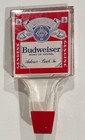 Budweiser Beer Tap Handle   King Of Beers   Vintage   Acrylic   6 Inches Long