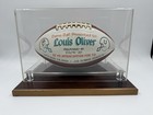 Louis Oliver Miami Dolphins 1993 Presentation Game Ball Wilson Nfl