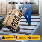900lb Capacity Electric Stair Climbing Hand Truck Heavy-duty Motorized Dolly