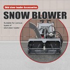 Us Stock Free Shipping Snow Blower Mini Skid Steer Loader Attachments New