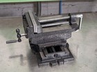 Horizontal Cross Slide Drill Press Vise 6  Jaw Width 6  Opening Capacity