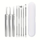 Acne Needle Blackhead Remover - Pimple   Comedone Extractor Tool Kit With Tweeze