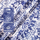 Navy Blue And White Farmhouse Decorative Throw Pillow Covers 18x18 Set Of 2 Blue