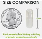 Size 0 Empty Capsules 1000 Count Clear Empty Vegan Vegetarian Hpmc Separated