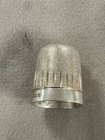 1982 Sterling Silver Thimble By S j rose  Size 5  Birmingham  7 3g