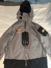 Bass Pro Shops Gray 100mph Gore-tex Rain Bibs Xl   Jacket With Hood Xlt