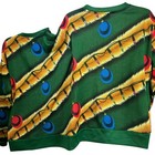 Mad Engine Yule Tie Double Sweater Funny Ugly Christmas Sweater One Size
