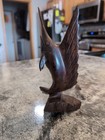 Vintage Hand Carved Wooden Ironwood Swordfish  Figurine 9 Inch