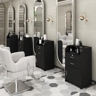 Hair Styling Station Barber Salon Cabinet Beauty Spa Dressing Table Equipment