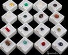 Huge Mixed Lot 16 Genuine Semi-precious Loose Gemstones Jeweler Collection Grade