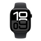 Apple Watch Series 10 46mm Gps Jet Black Case W Black Sport Band S m Mwwp3lw a
