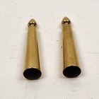 Civil War Period Brass Springfield Scabbard Tips For Bayonet Scabbards Lot Of 2