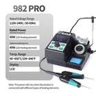 Yihua 982 Pro Hot Tweezers Soldering Station Digital C210 Soldering Iron Kit